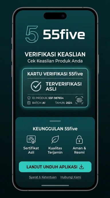 Tampilan kanal resmi 55five
