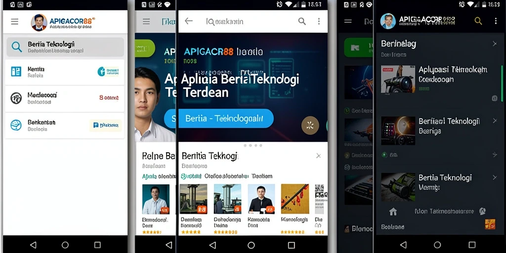 Tampilan antarmuka yang modern dan mudah digunakan pada APIGACOR88.