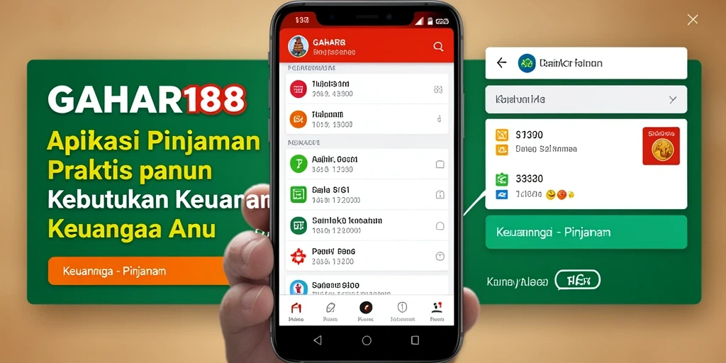 Tampilan antarmuka aplikasi GAHAR188 yang intuitif dan mudah digunakan.